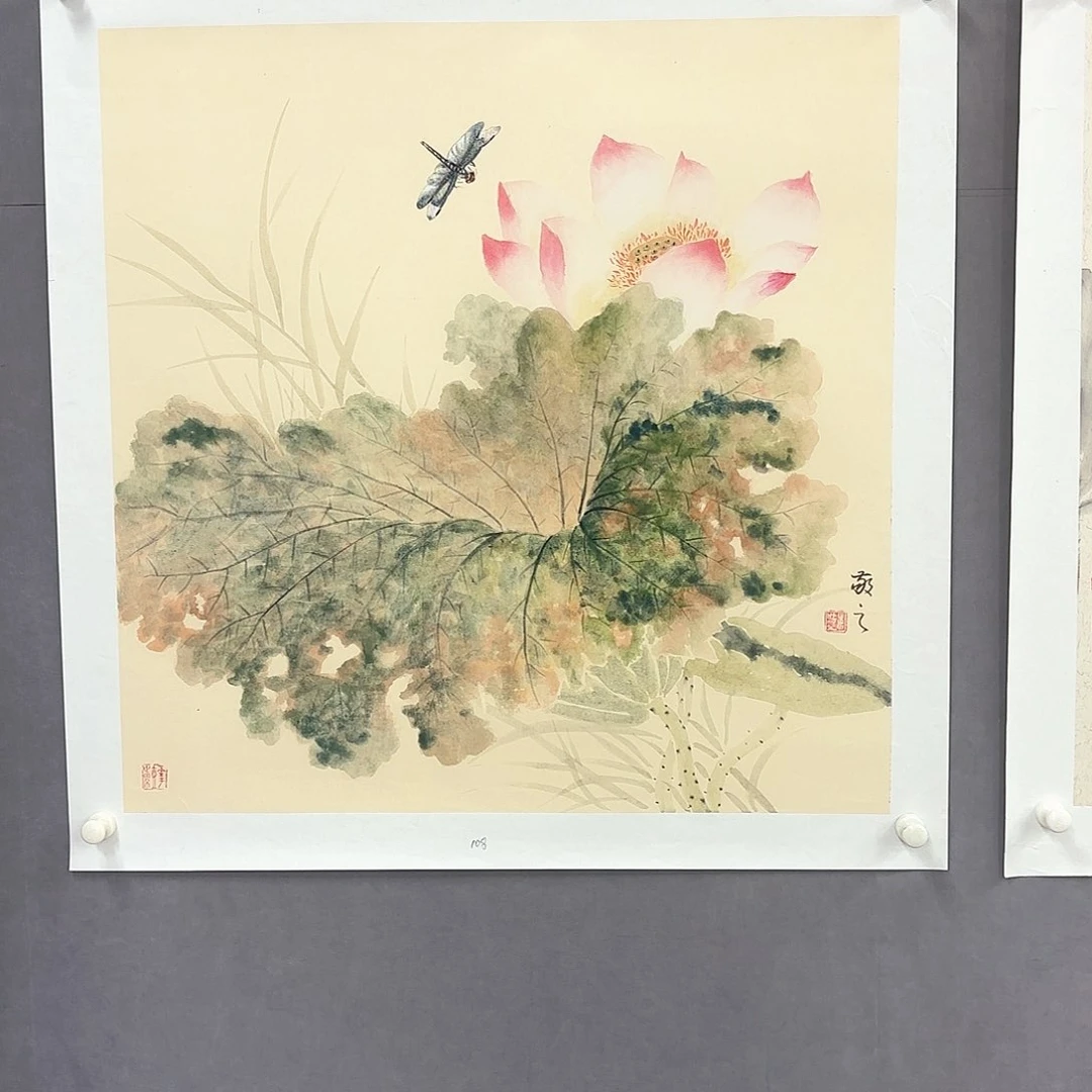 国画艺术家真人手绘