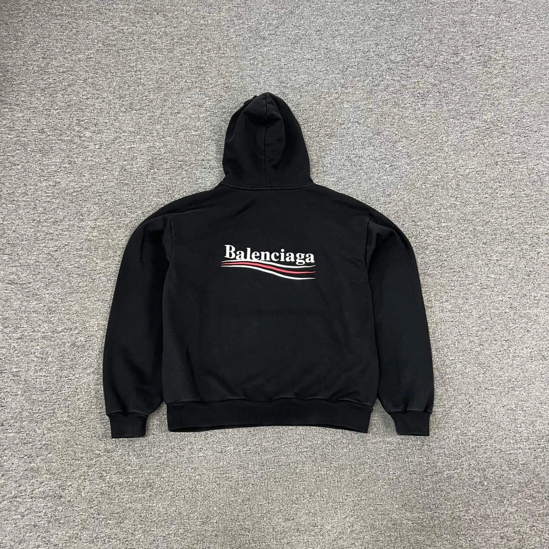 99新 Balenciaga/巴黎世家 巴黎世家 黑色可乐印花logo 99新