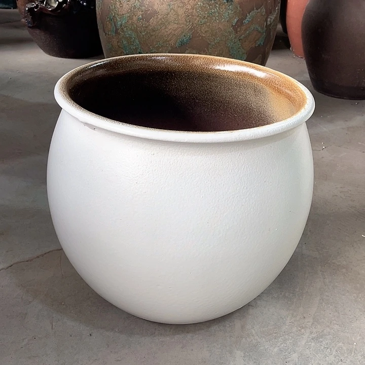 紫砂花盆正品口30高30。z x