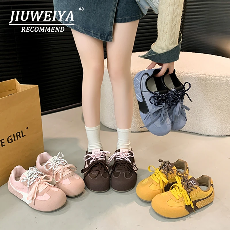 厚底丑萌德训鞋女款爆款2025新款春季新款时尚百搭勃肯休闲阿甘鞋