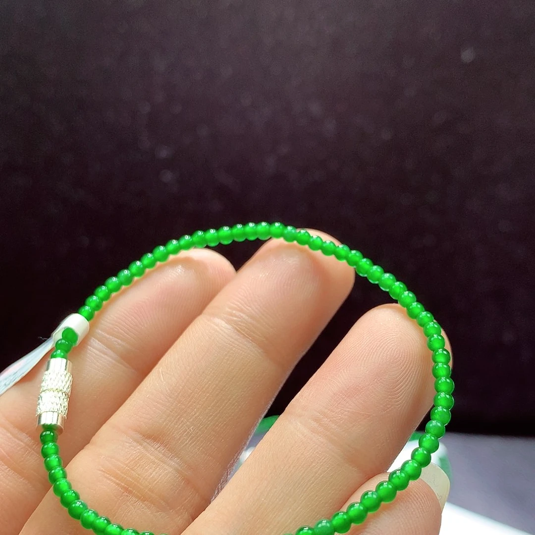 翡翠手链未镶嵌手链