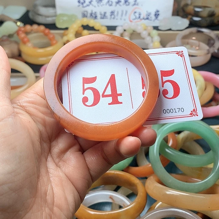 石英质玉（黄龙玉）未镶嵌手镯