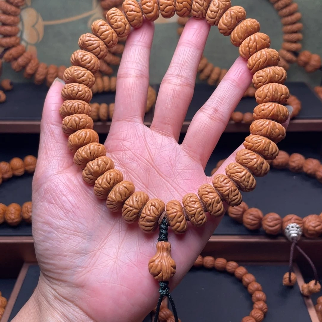 成***气桃核手串15祥云纹