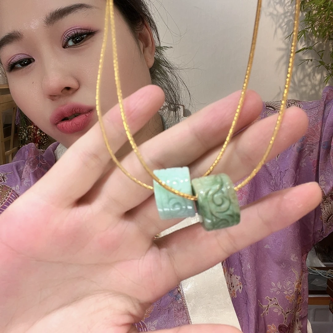 吊坠(赠链)合金翡翠国风