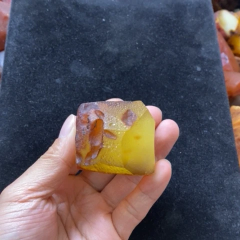 蜜蜡珠宝奇石未镶嵌空*…琥珀蜜蜡原石定制 圆珠