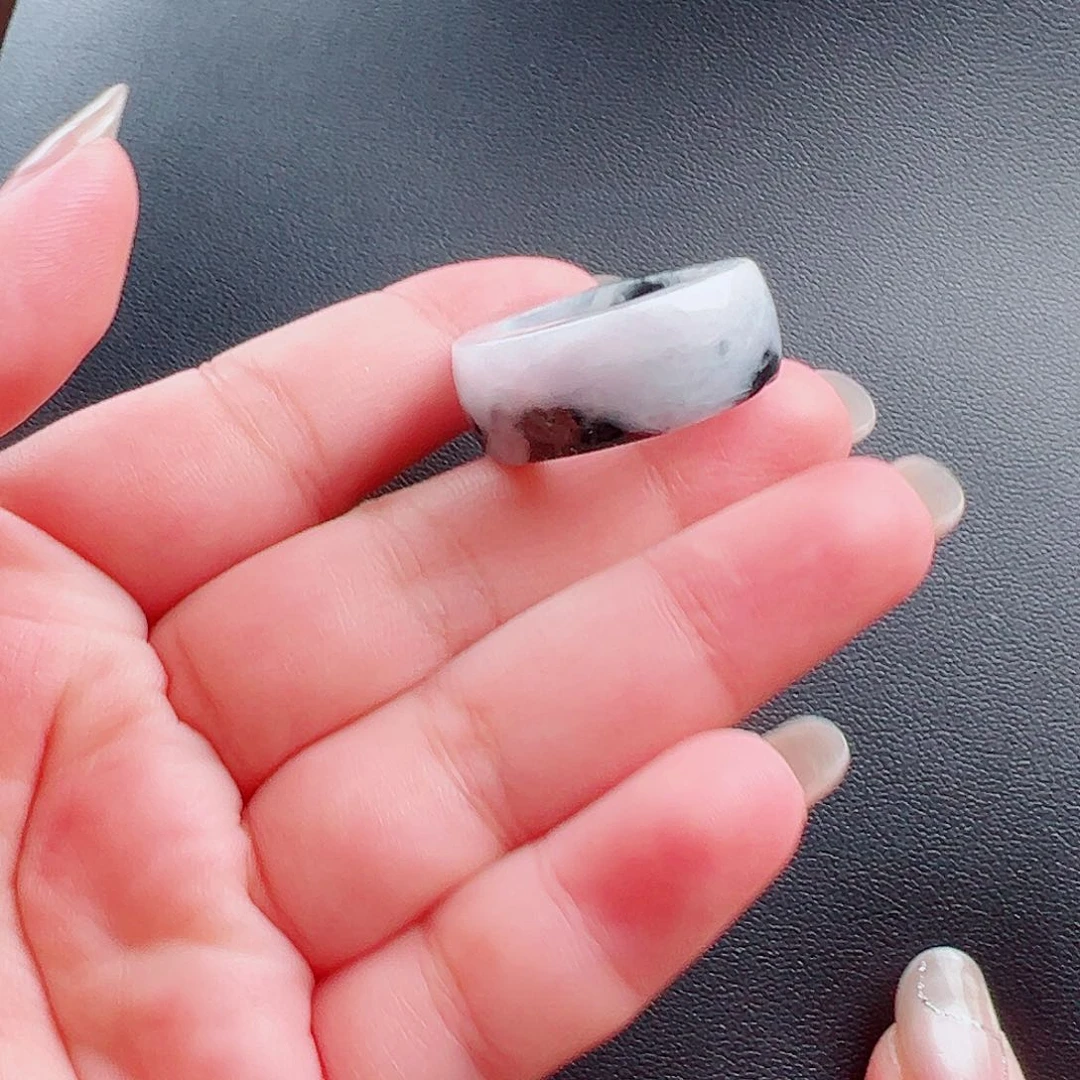 胖****戒指/指环翡翠未镶嵌国风