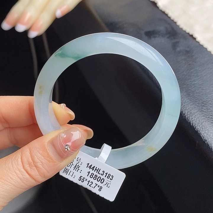 未镶嵌手镯翡翠55正圈26