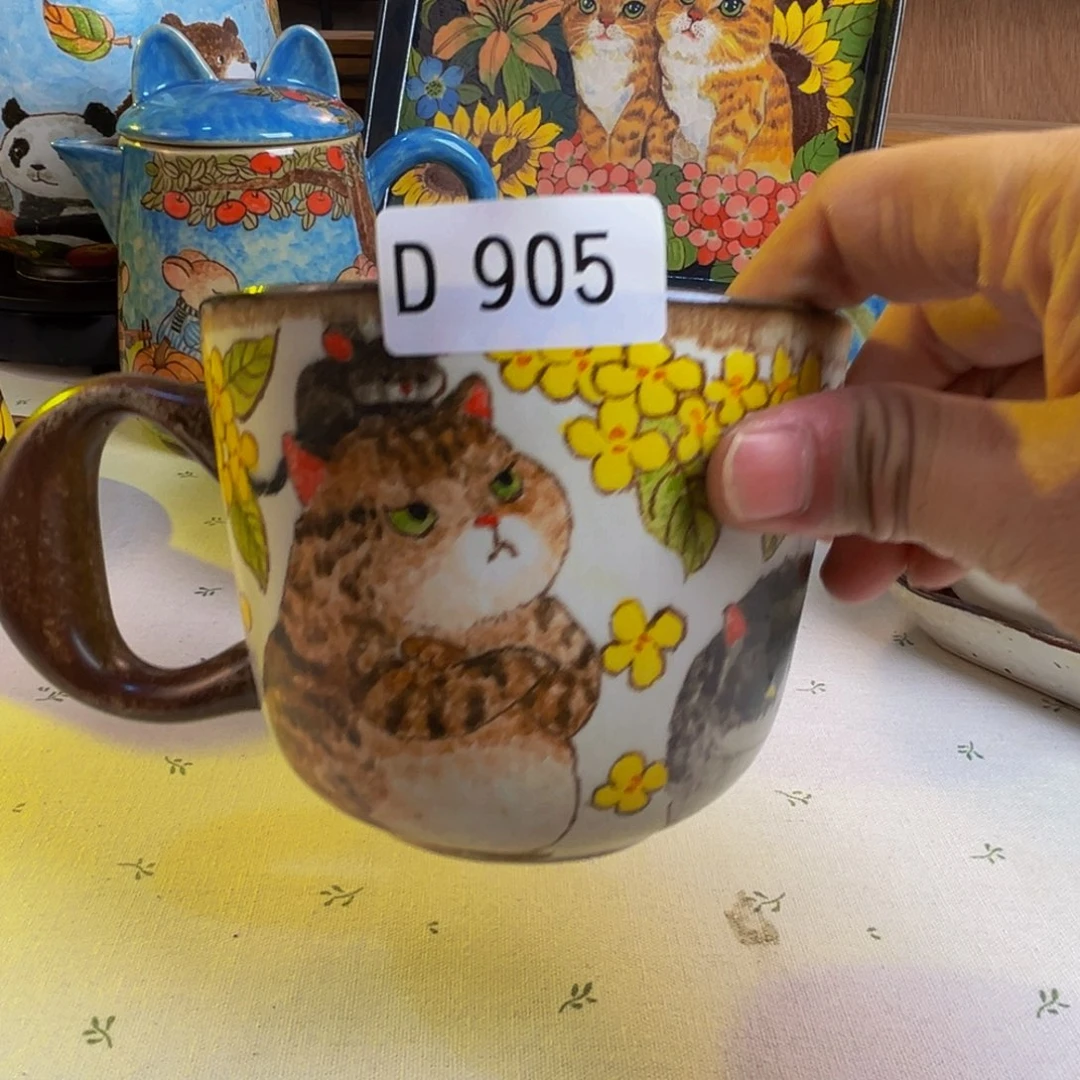 【闪购商品】摆件大****a桃园山房高温釉下彩
