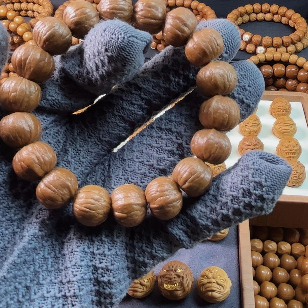 罗****猴头核桃吊坠八戒臻选猴头南瓜