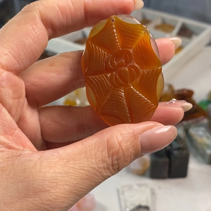 玛瑙/玉髓吊坠(不含链)未镶嵌