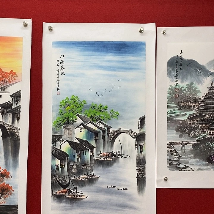 国画精品手绘作品