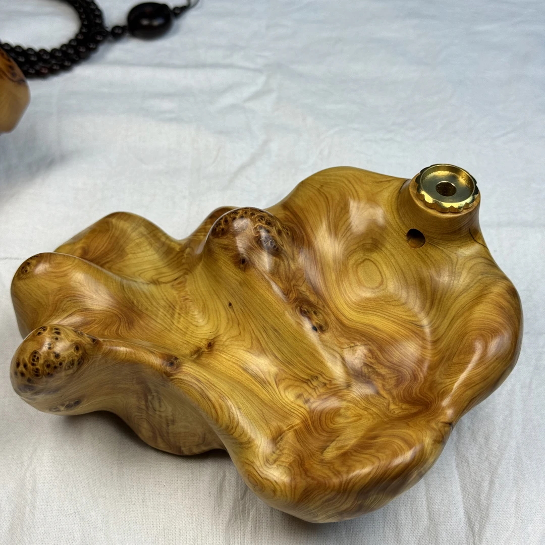 北太行崖柏陈化变异瘤疤随型倒流香摆件复古天然