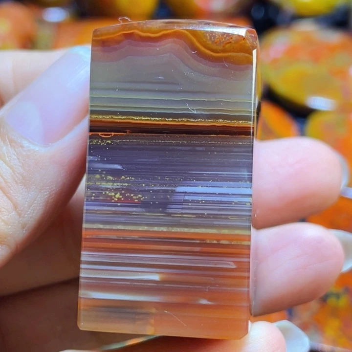 未镶嵌战国红印章玛瑙/玉髓