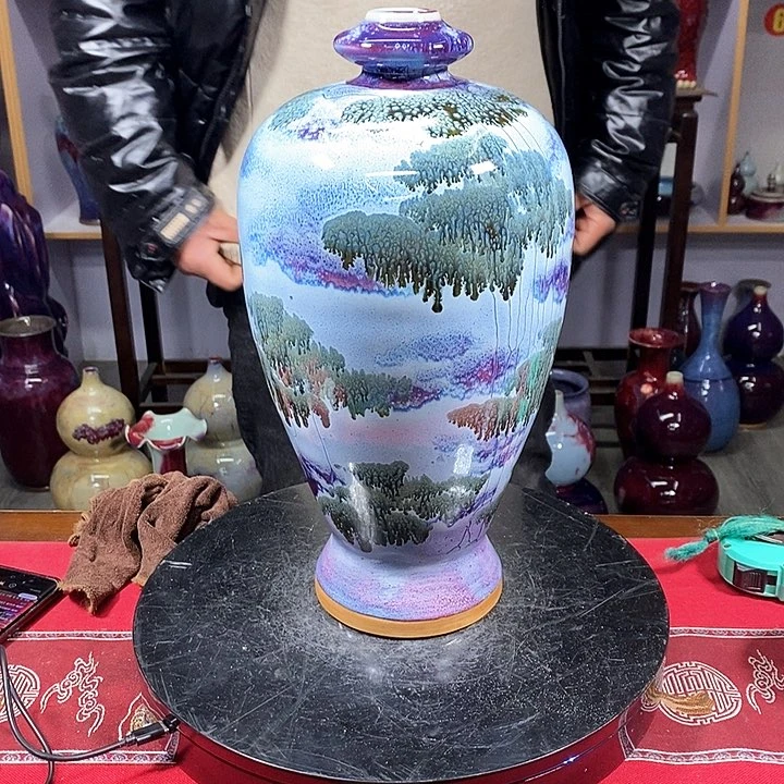 瓶中国神垕精品钧瓷