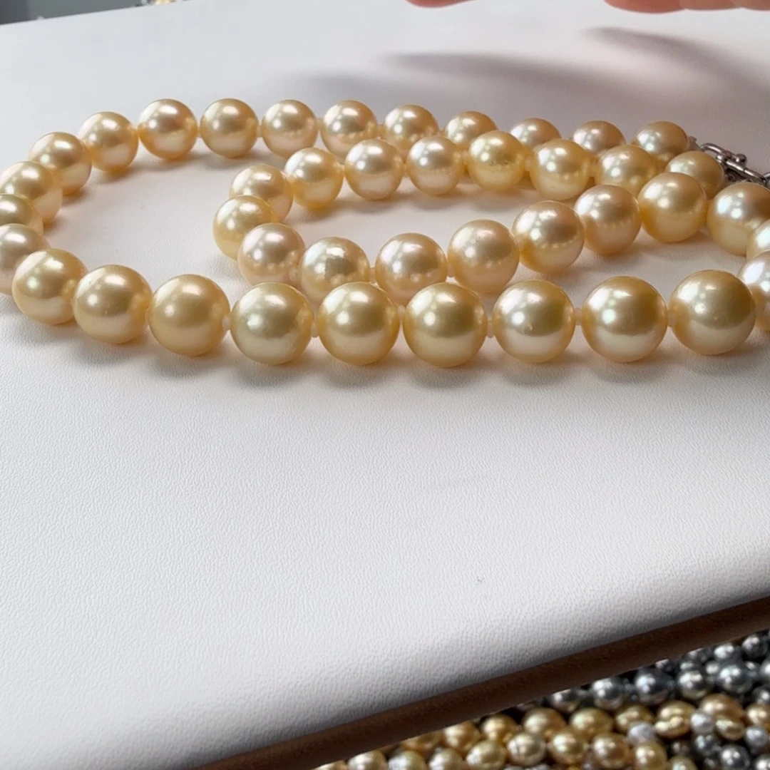 颈饰海水珍珠银S925镶嵌