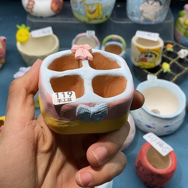 红陶119 手工盆接图定制