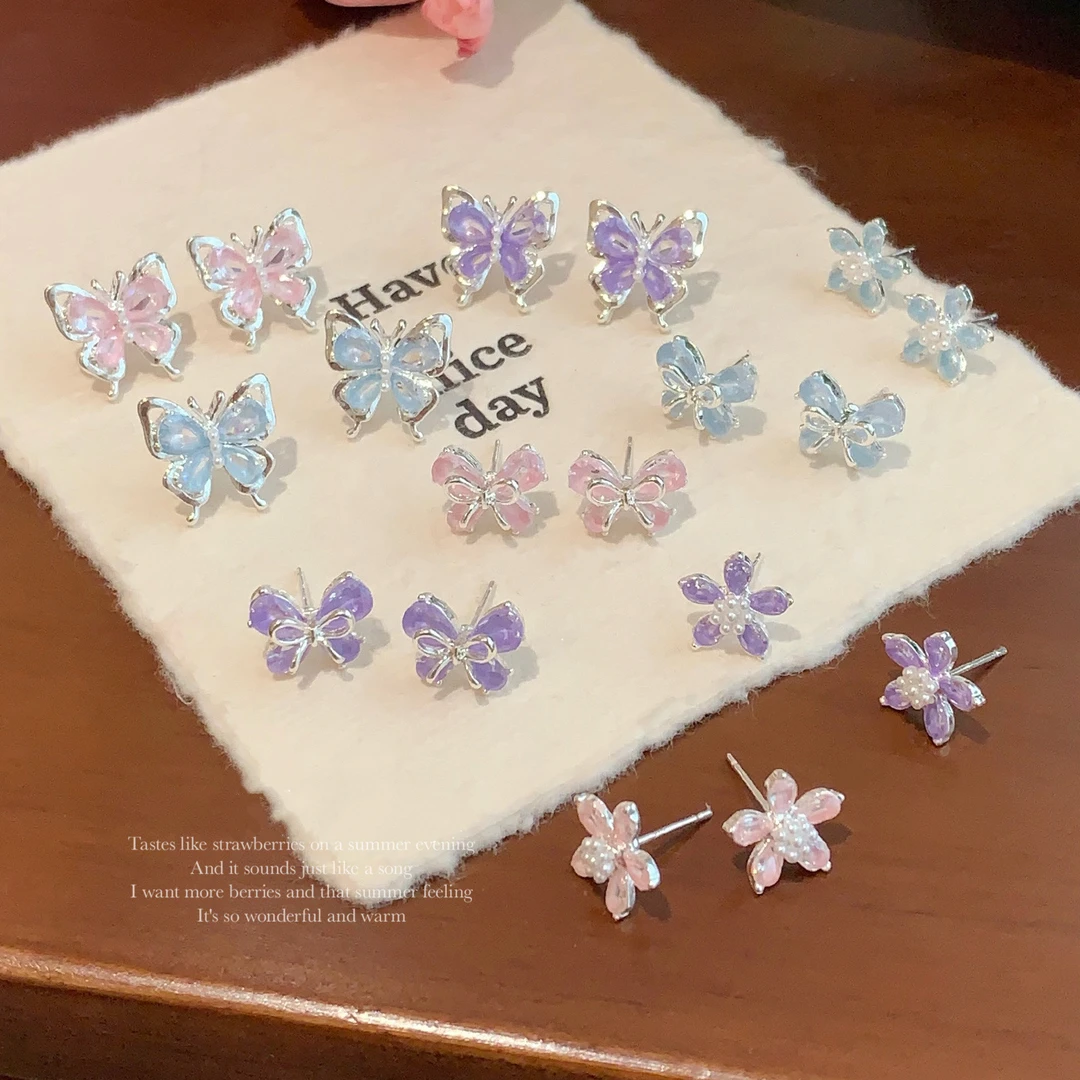 非金属莫桑石耳饰 直播间选款付款优雅时尚Y001耳钉