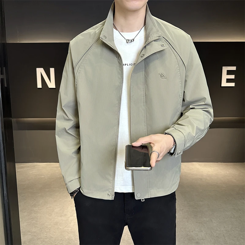 TUCANO/啄木鳥秋季纯色立领外套韩版潮流时尚休闲男士夹克上衣