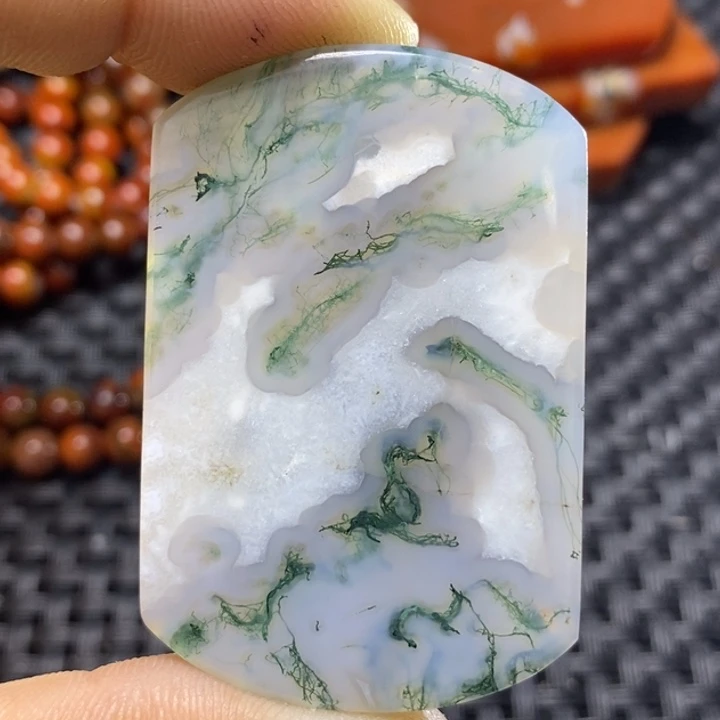 玛瑙/玉髓颈饰未镶嵌樱*树