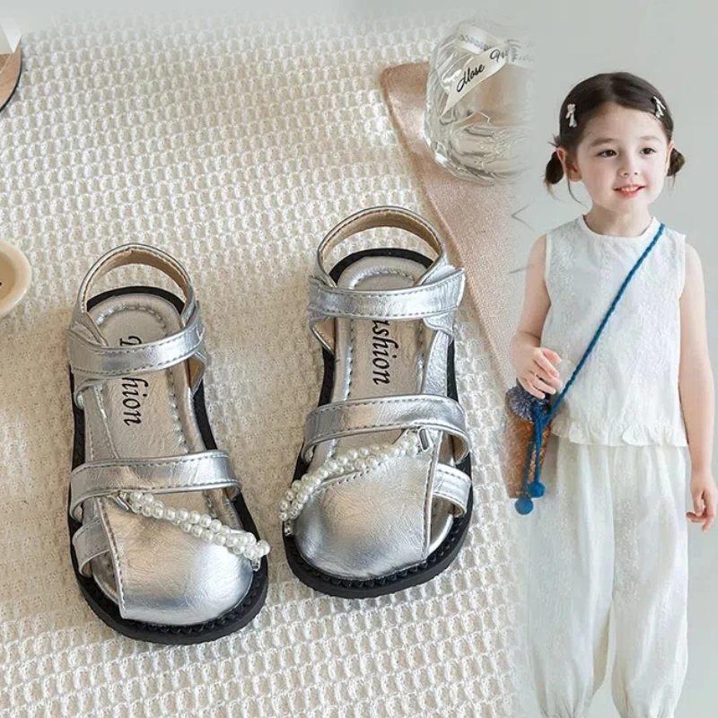 ABC女童凉鞋包头镂空夏季季新款儿童鞋子小女孩公主鞋软底宝宝鞋