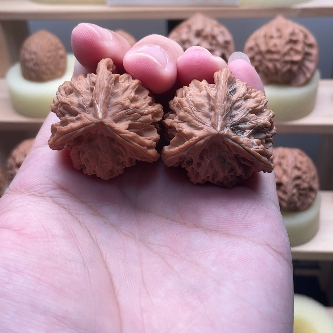 吊坠文玩核桃糯***?全品盘山三棱38
