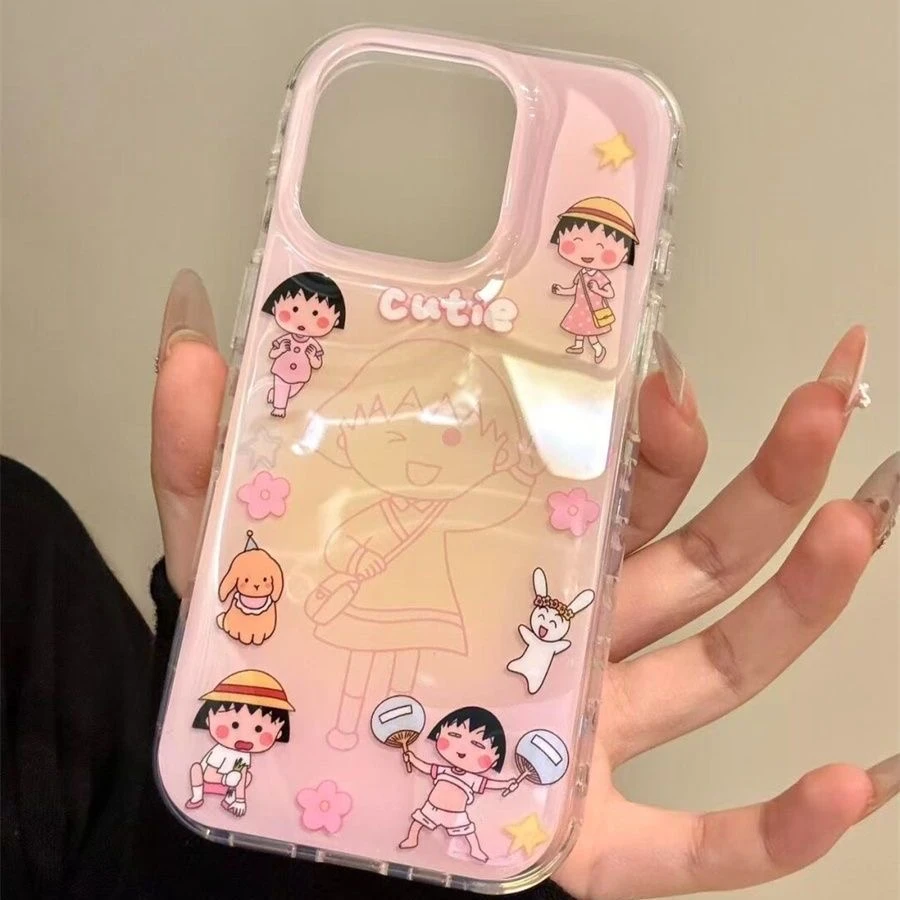 樱桃小丸子适用苹果iphone小米15/14/13promax防摔vivo华为oppo