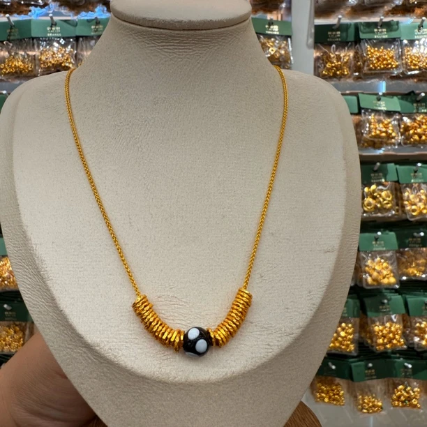 铜合金项链 民族风21cm(含)-50cm(含)女素款编织链子古法