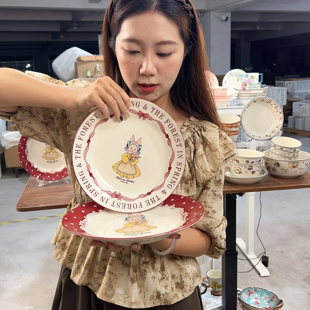 潮州陶瓷微瑕源头厂家9寸10寸