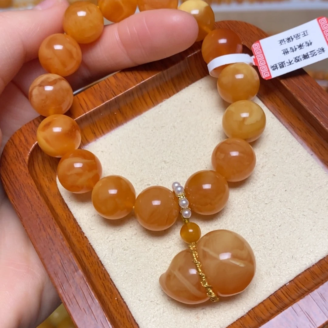 【闪购商品】未镶嵌蜜蜡手链手串