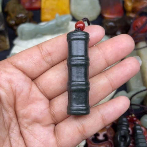 和田玉未镶嵌颈饰124