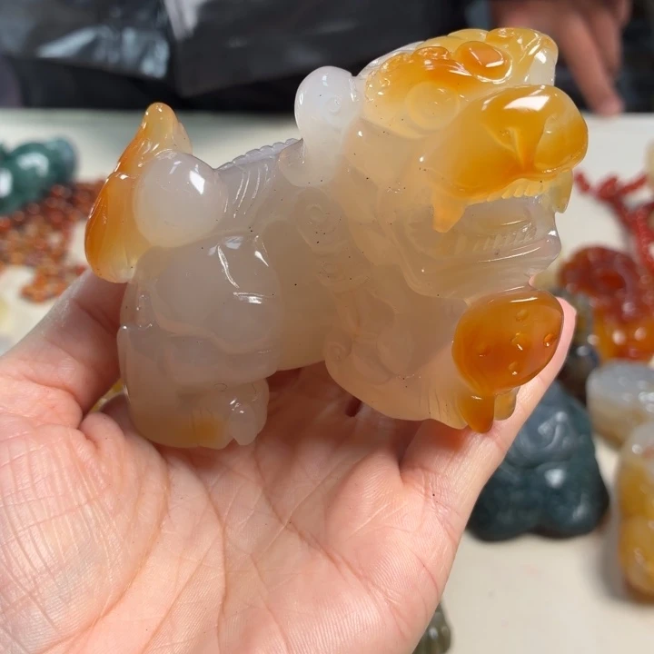 晓***升玛瑙/玉髓未镶嵌吊坠(不含链)