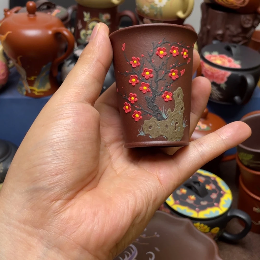 紫砂茶杯紫砂主人杯100cc
