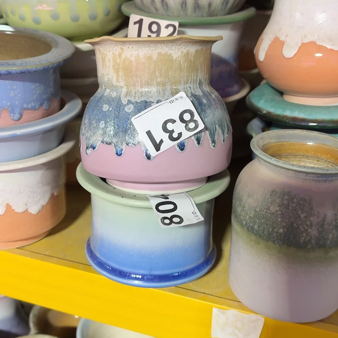 爱***猫景德镇多肉花盆831