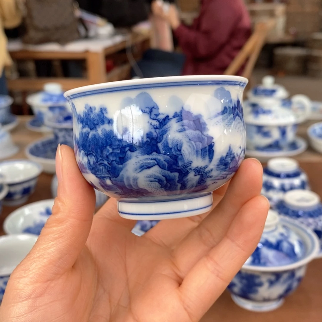 杯景德镇陶瓷手工手绘