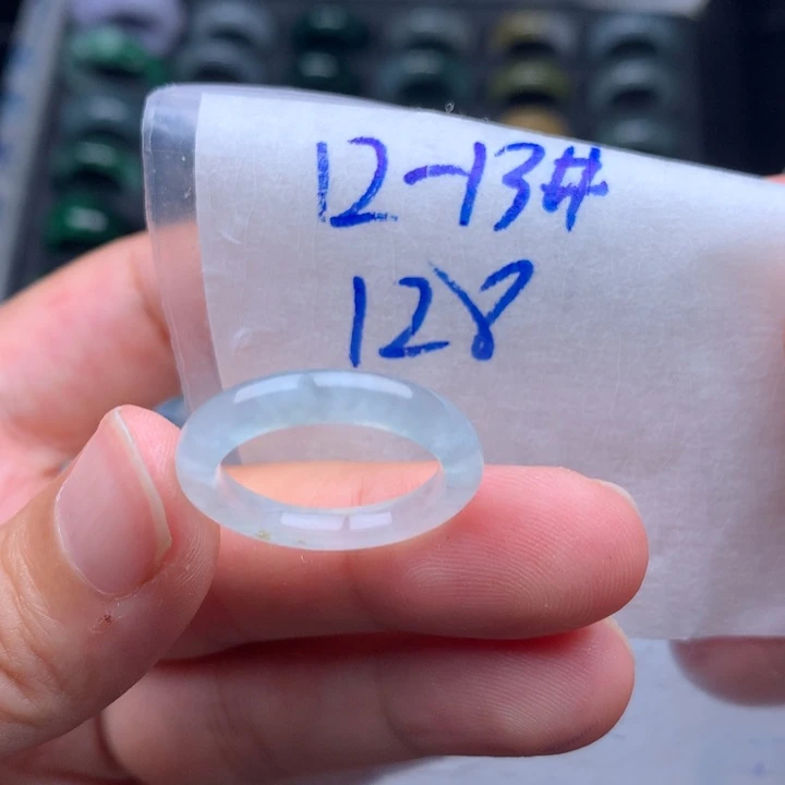 未镶嵌戒指翡翠戒圈