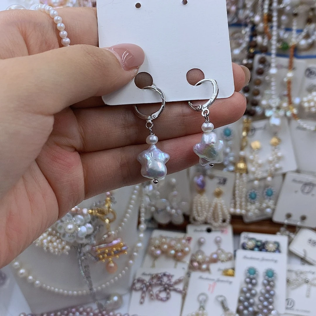 项圈银S925镶嵌淡水珍珠