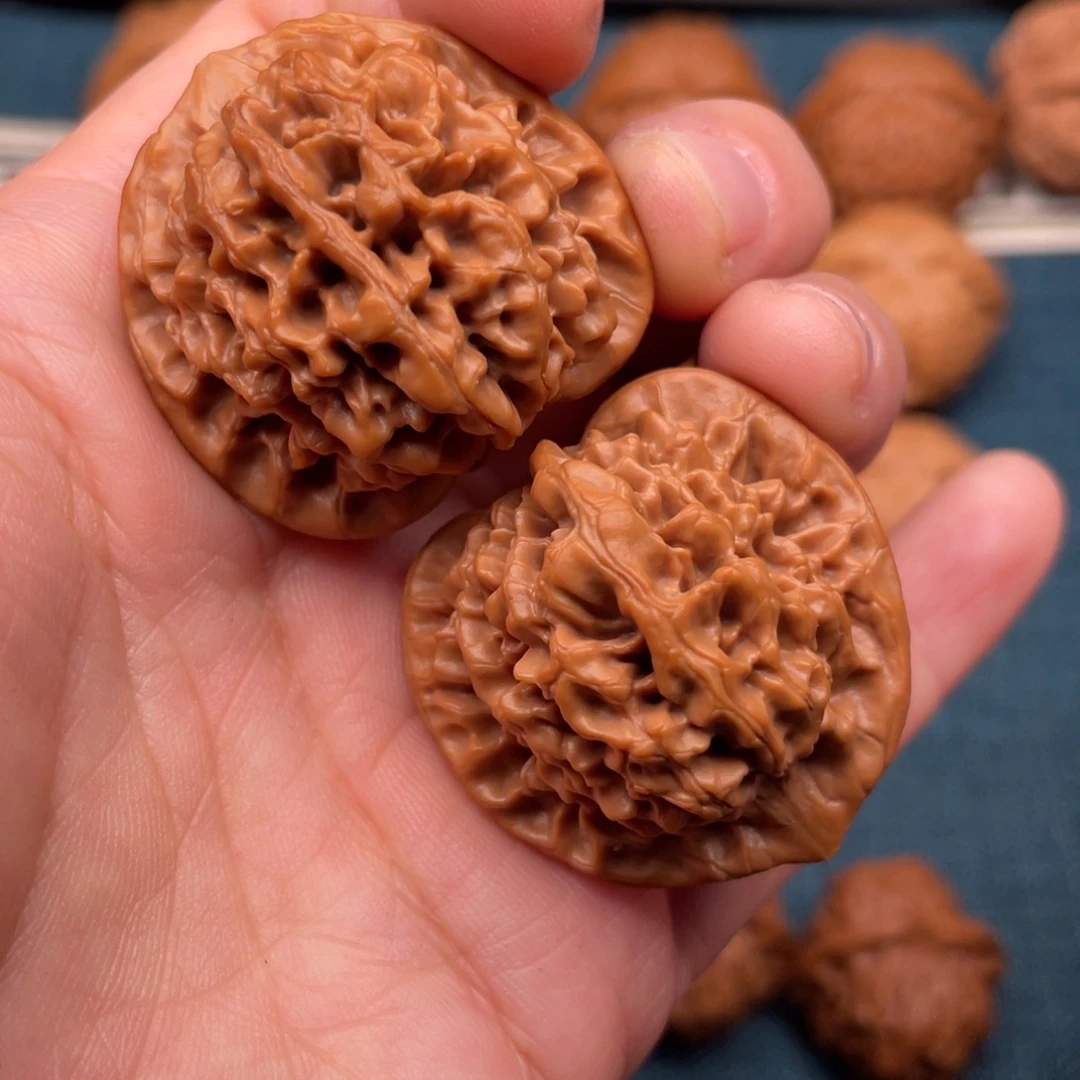 把件文玩核桃35全品秦闷