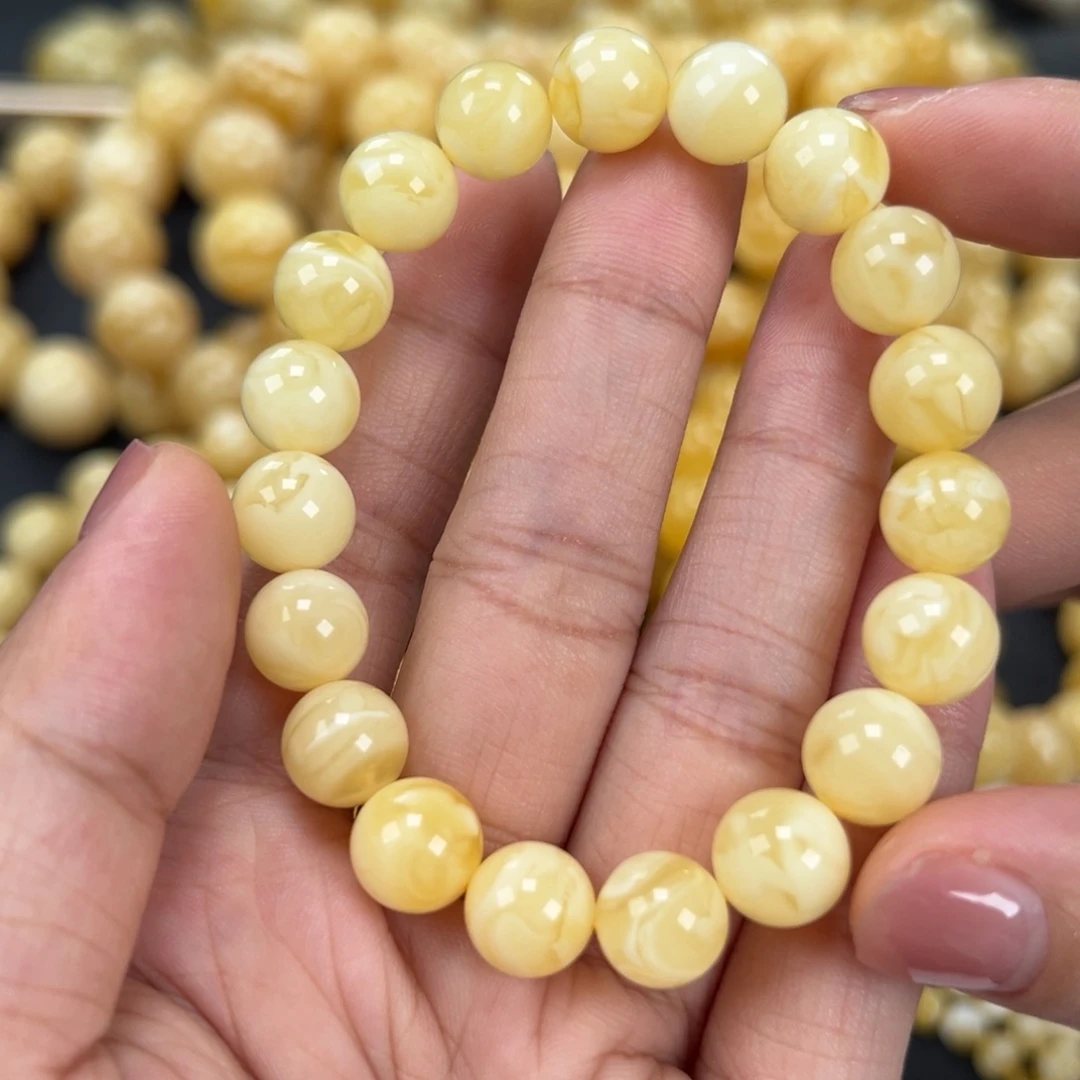 琥珀未镶嵌手链11.3克