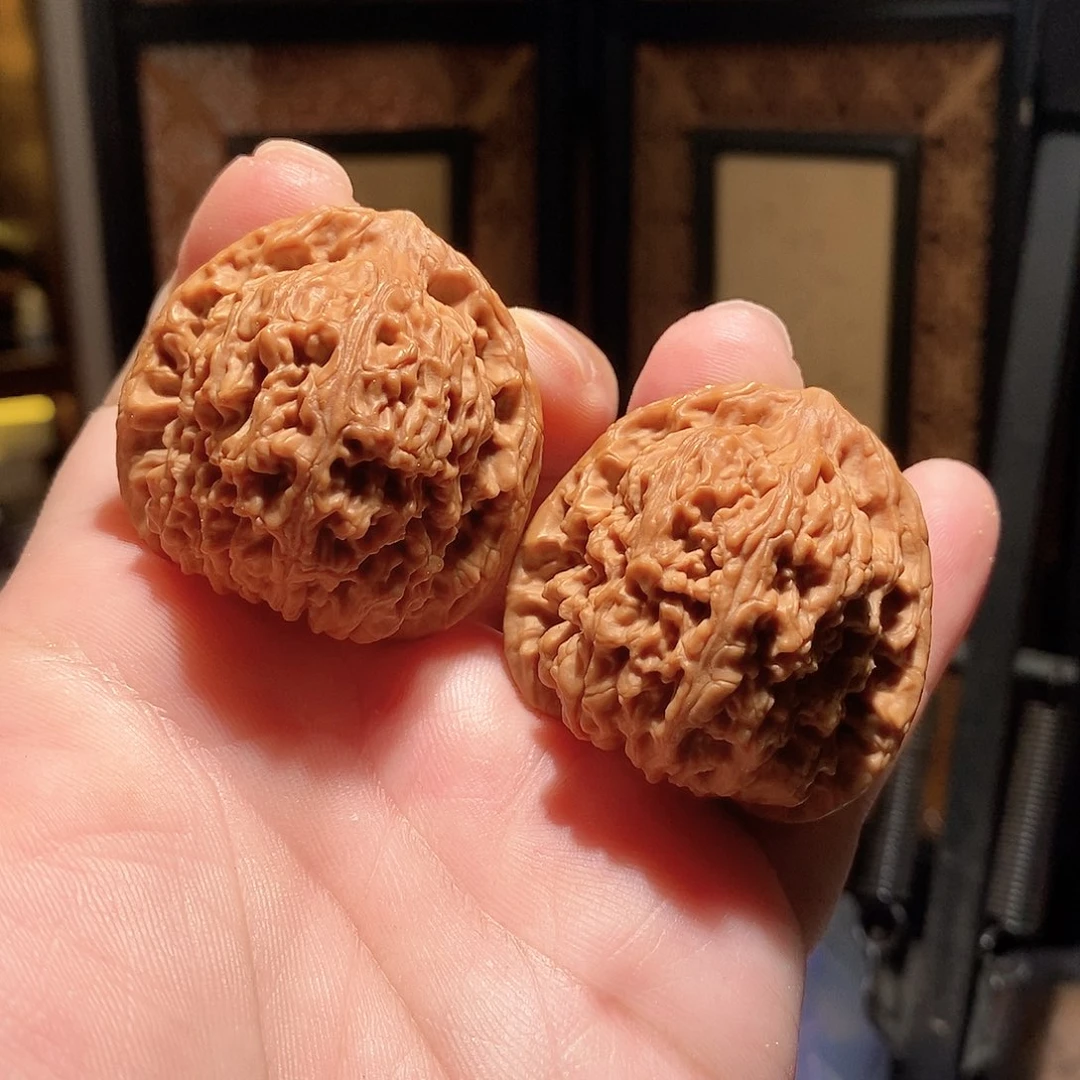 文玩核桃把件41南疆石全品