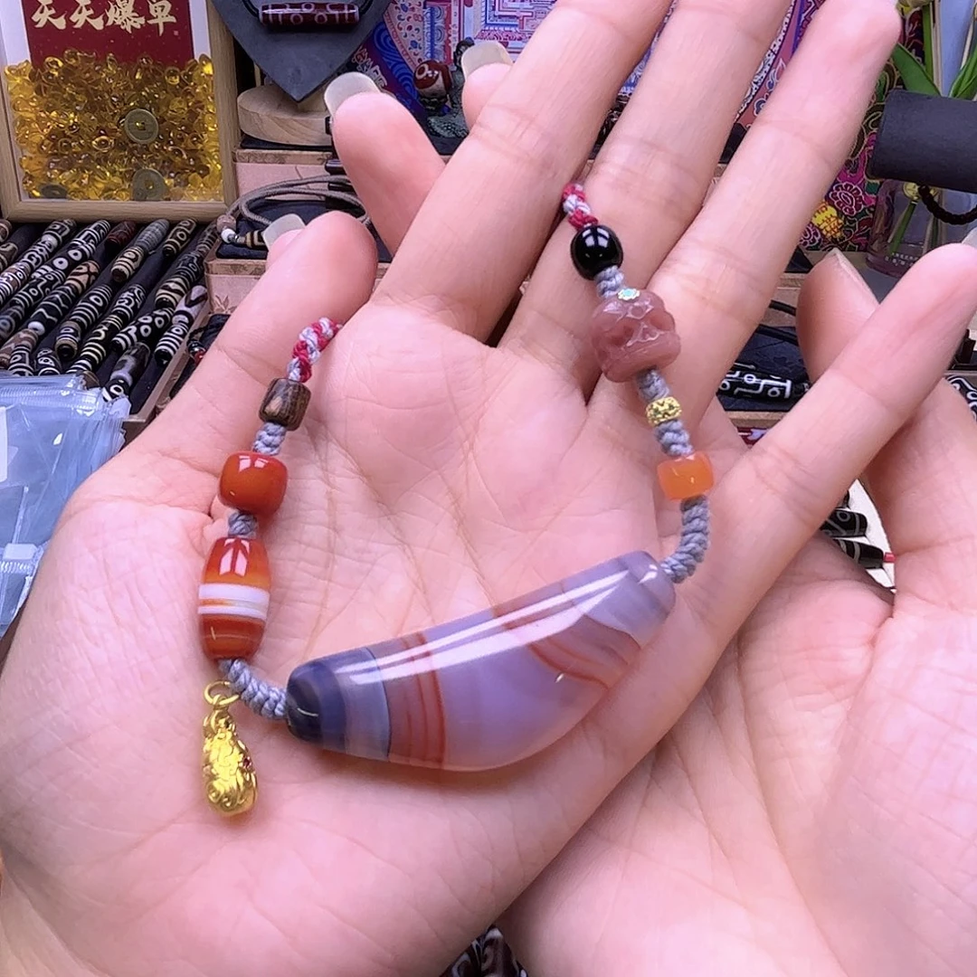 玛瑙/玉髓未镶嵌颈饰