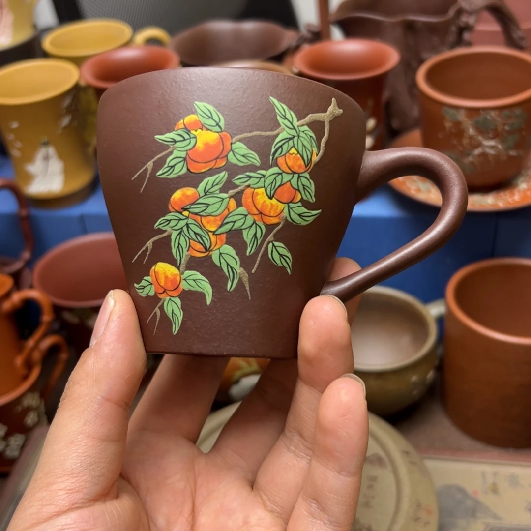 紫砂茶杯紫砂主人杯180cc