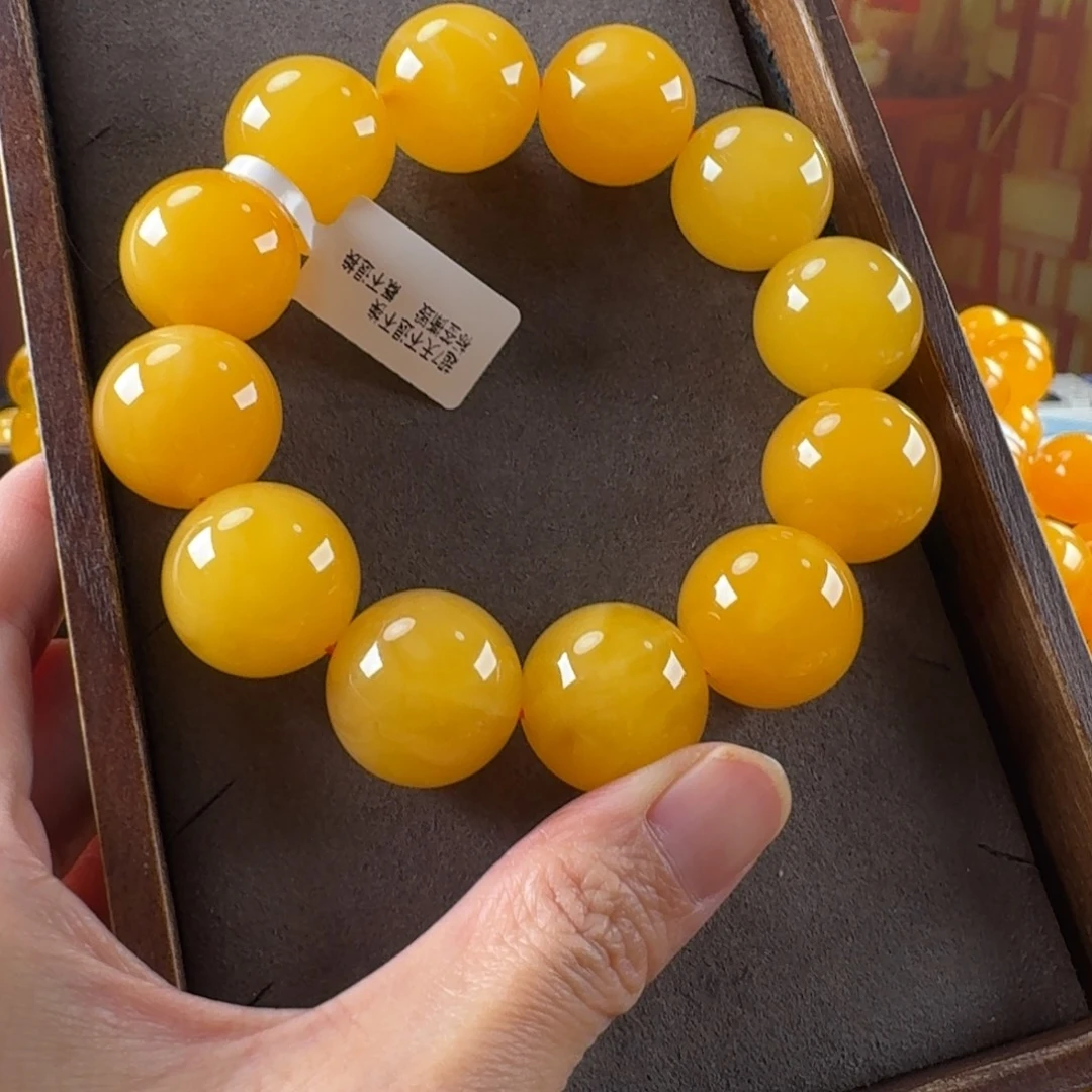 蜜蜡未镶嵌毛衣链