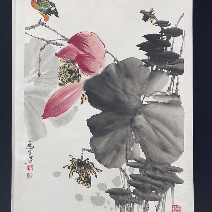 国画老师手绘作品