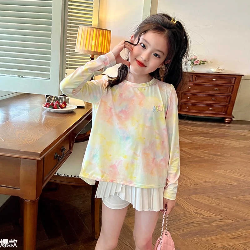 栀了成长记童装女童薄款长袖防晒恤夏季新款儿童宝宝透气防晒衣