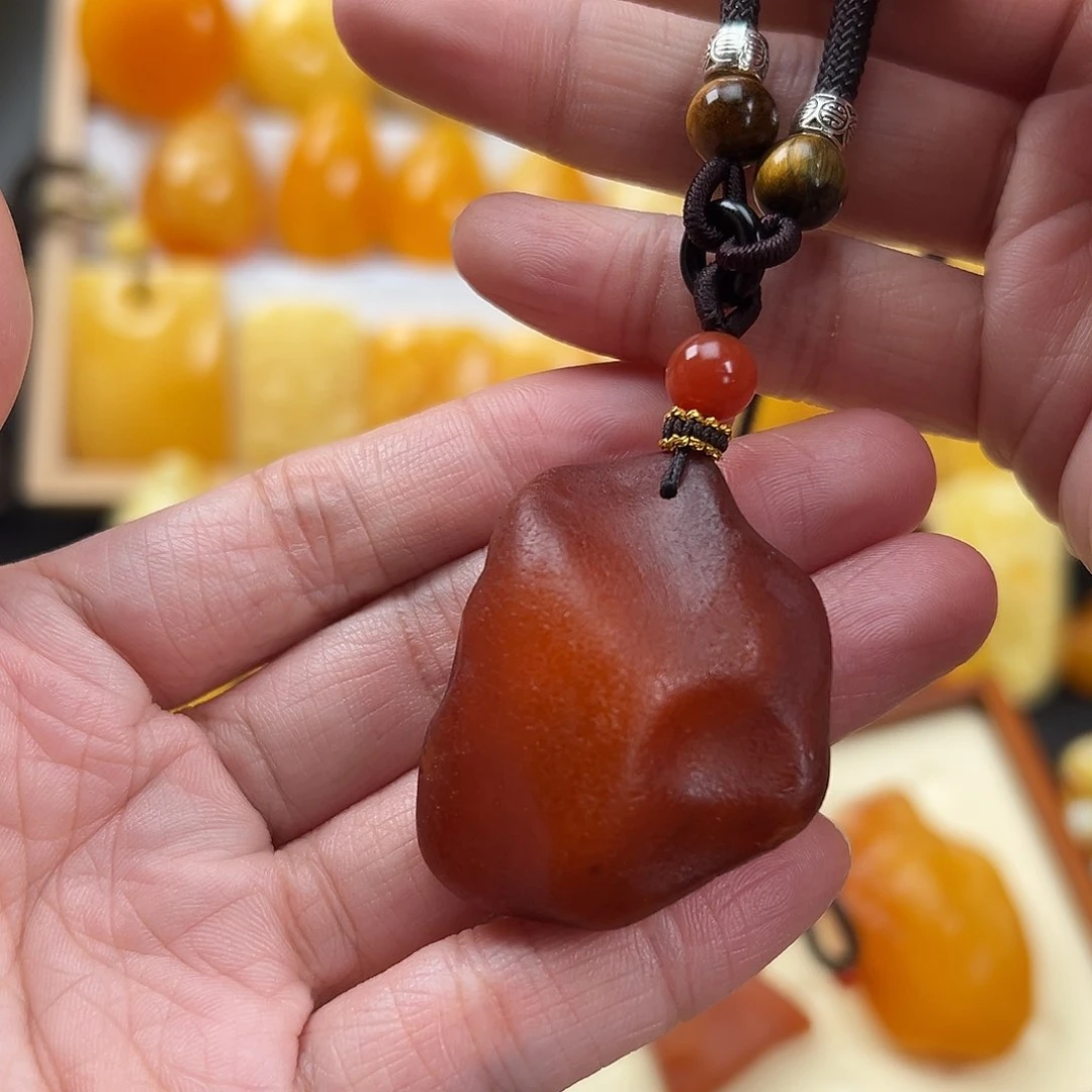 蜜蜡颈饰未镶嵌蜜蜡