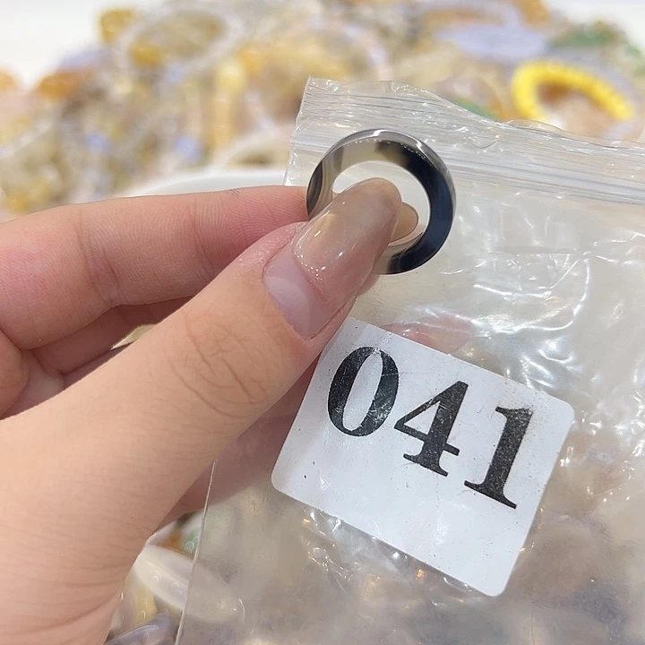 合金戒指玛瑙/玉髓41港11