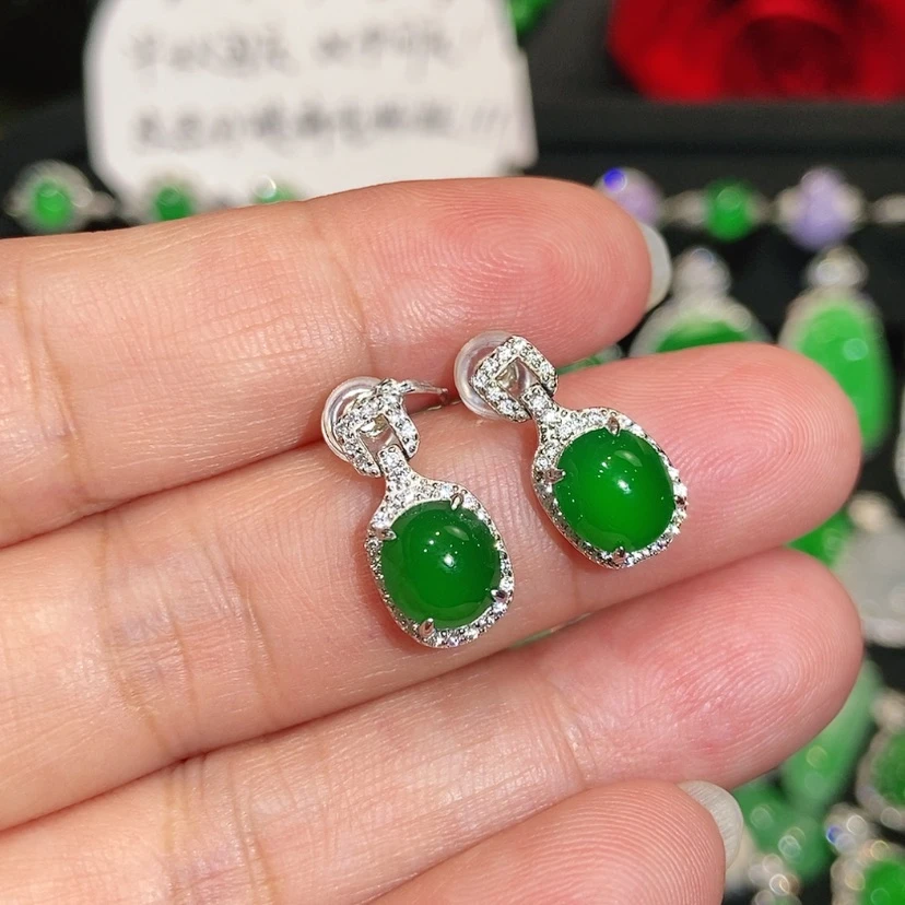 【闪购商品】未镶嵌翡翠耳饰天然翡翠