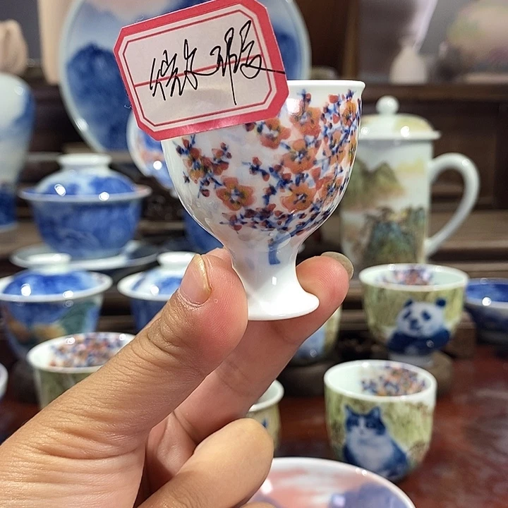 杯景德镇手工手绘陶瓷，高亮兴老师作品