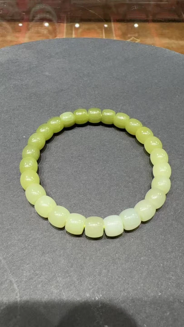 手链 新疆黄口渐变老型珠单圈手串手链