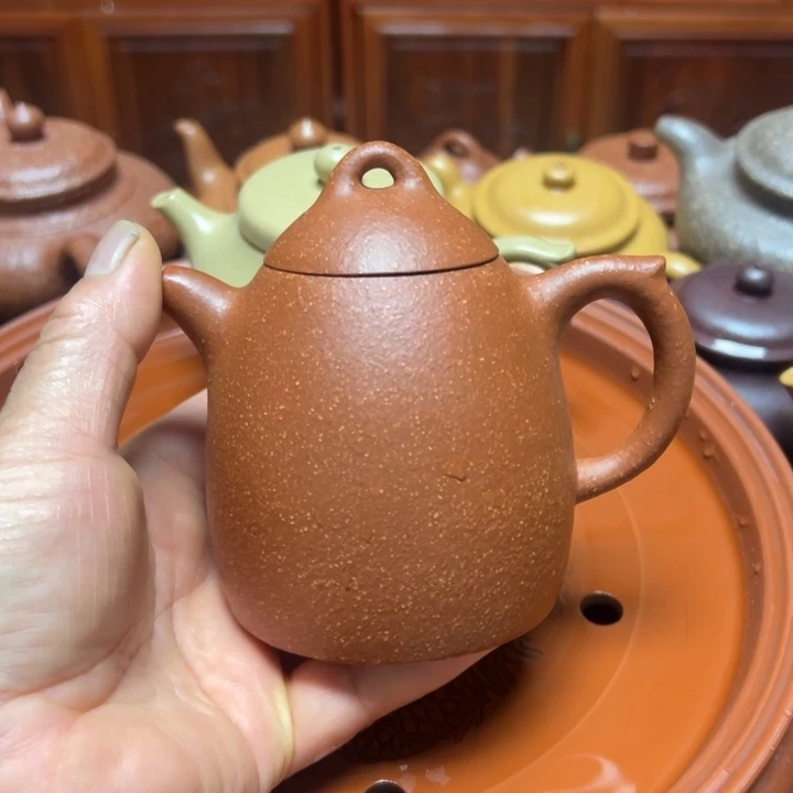 茶壶紫砂宜兴原矿红降坡